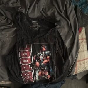 Marvel Black and Red Graphic Tank Top